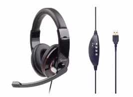 Наушники Gembird MHS-U-001 / USB / Black