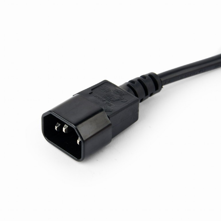 Surge Protector Pentru UPS Gembird EG-PSU3-01 / 3 Schuko sockets / 0.6 m / Black photo 2