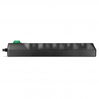 Surge Protector SVEN SF-10E-16/ 10 Sockets/ 3680W/ 3.0m/ Black thumbnav 3