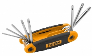 Набор из 8 складных ключей TORX T9-T40 20069 Tolsen thumbnav 1