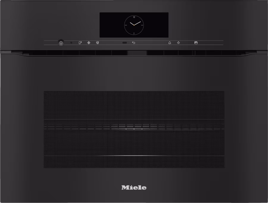 Cuptor electric cu microunde incorp. Miele H7840BMX Obsidian black 