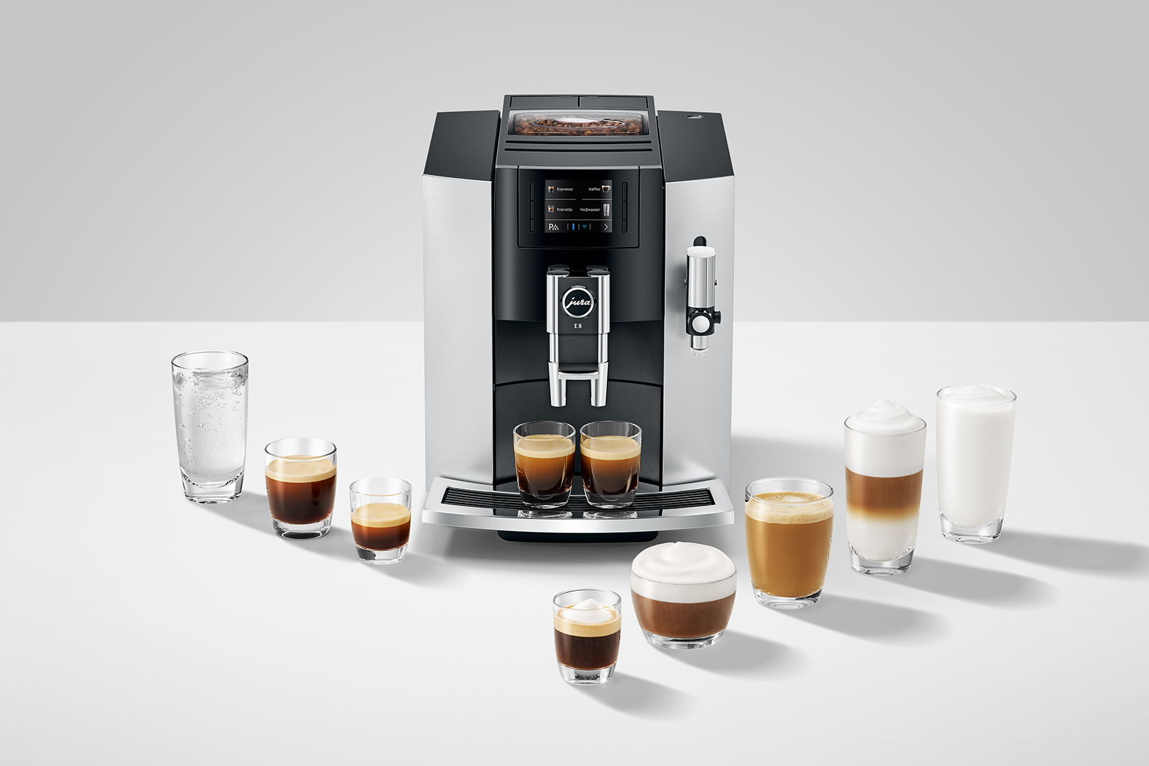Aparat de cafea Espresso Jura E8 Platin 2018 / 15 bar / Espresso  photo 7
