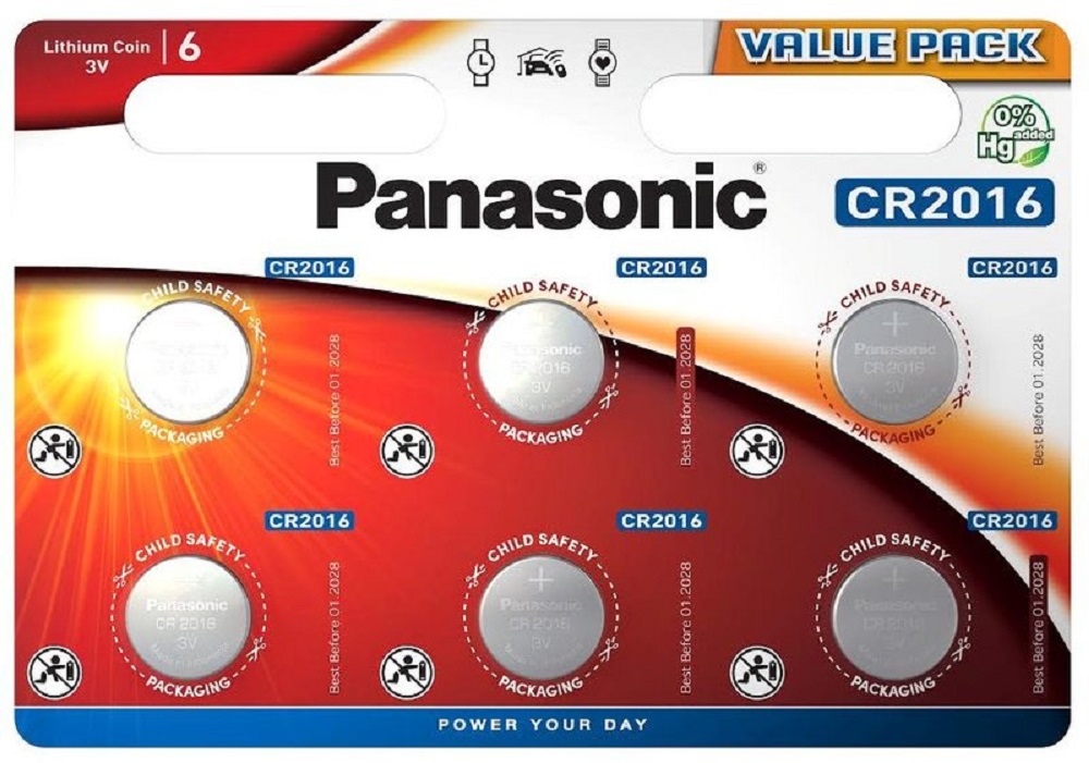 Baterie Panasonic CR2016EL6B photo 1 Baterie Panasonic CR2016EL6B photo 1