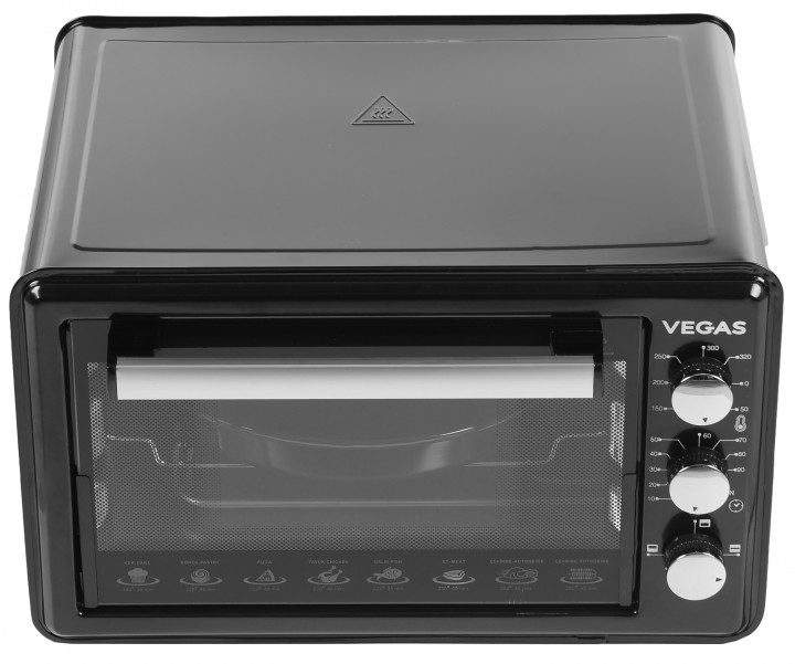 Cuptor electric Vegas VEO 4536B, 36 l, 1500 W, Negru photo 2