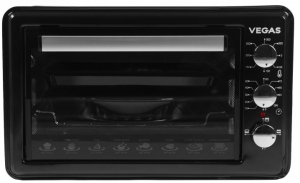 Cuptor electric Vegas VEO 4536B, 36 l, 1500 W, Negru thumbnav