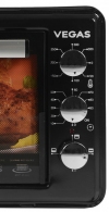 Cuptor electric Vegas VEO 4536B, 36 l, 1500 W, Negru thumbnav 4