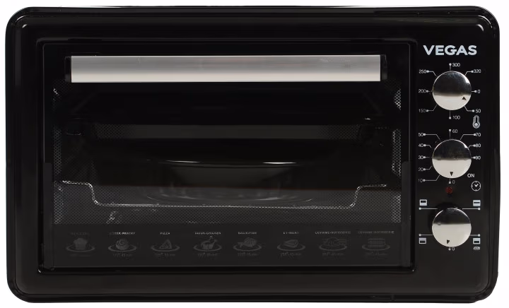 Cuptor electric Vegas VEO-7436B, 36 l, 1500 W, Negru 