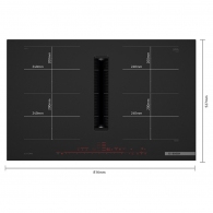 Plita incorporabila inductie cu hota Bosch PXX89BD56E thumbnav 7