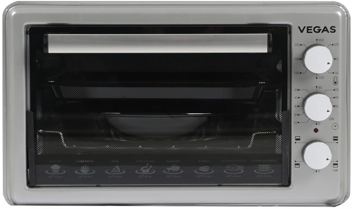 Cuptor electric Vegas VEO-7036G, 36 l, 1500 W, Gri photo 