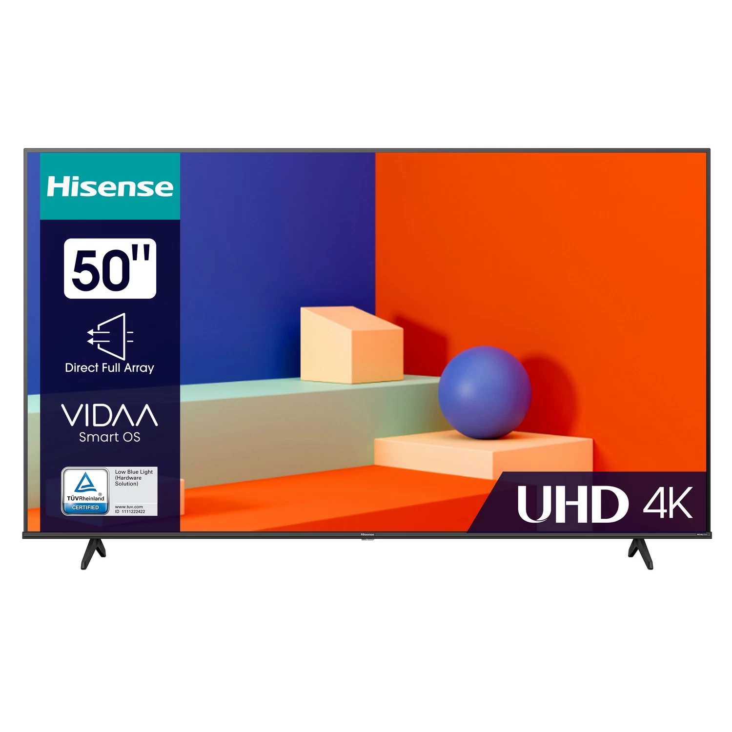 Televizor LED Hisense 50A6K, Televizor Hisense 50A6K / LED / 50" / UHD 4K / Negru 1.jpg