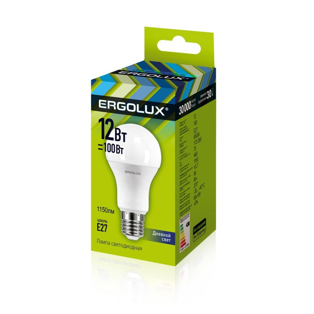 Bec LED Ergolux A6012WE276K photo 4