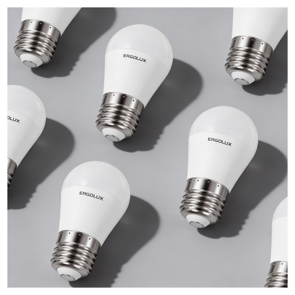 Bec LED Ergolux LED G45 11W E27 6000K  photo 5