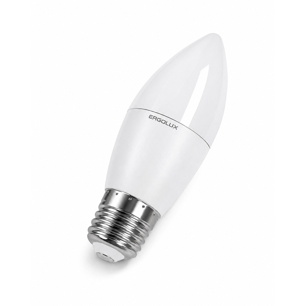 Bec LED Ergolux LED-C35-7W-E27-6K photo 3