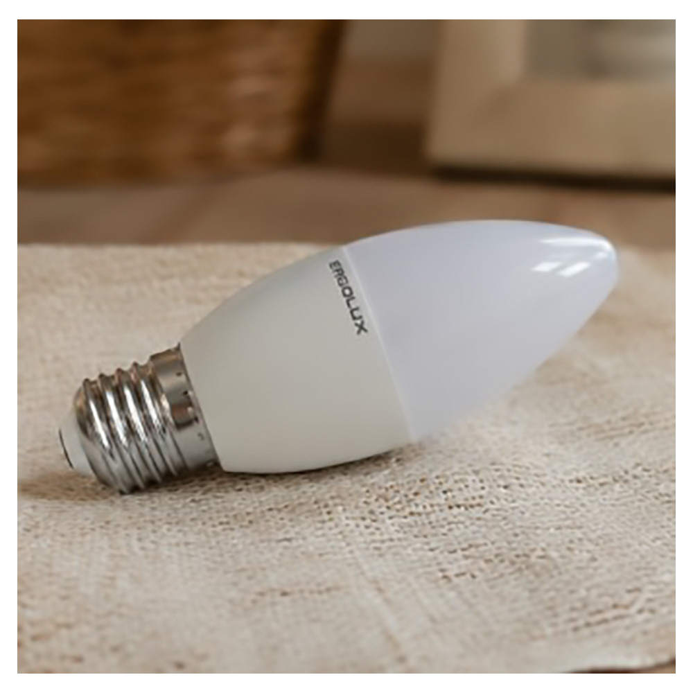 Bec LED Ergolux LED-C35-7W-E27-6K photo 7