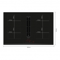 Plita incorporabila inductie cu hota Siemens ED851HQ26M thumbnav 4
