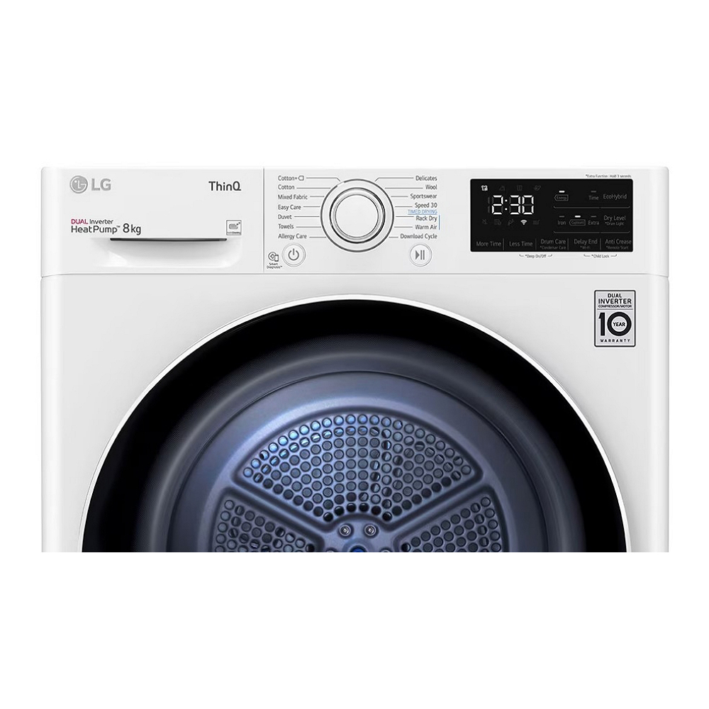 Сушильная машина LG RH80V3AV6N / 8 кг / A++ / Белый photo 3
