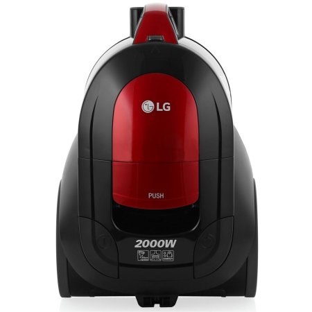 Пылесос с контейнером LG VK705W06N / 2000Вт / Черный с красным photo 1
