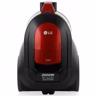 Aspirator cu container LG VK705W06N, 2000 W, 82 dB, Negru cu rosu