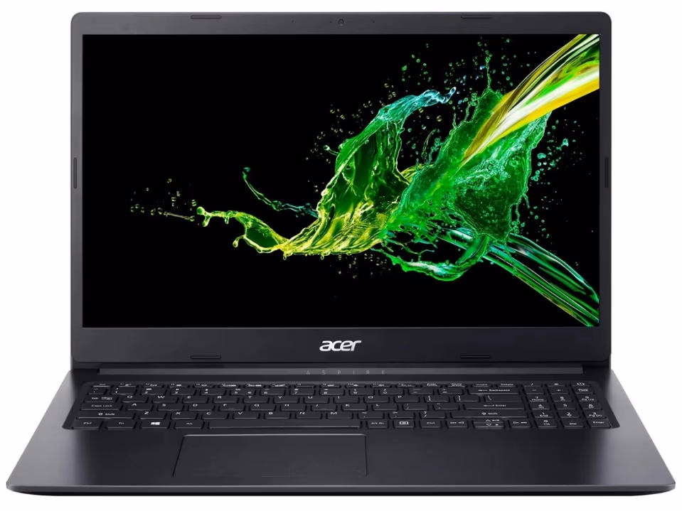 Ноутбук Acer A315-23-R96P, Athlon Silver, 8 ГБ ГБ, Linux, Черный 