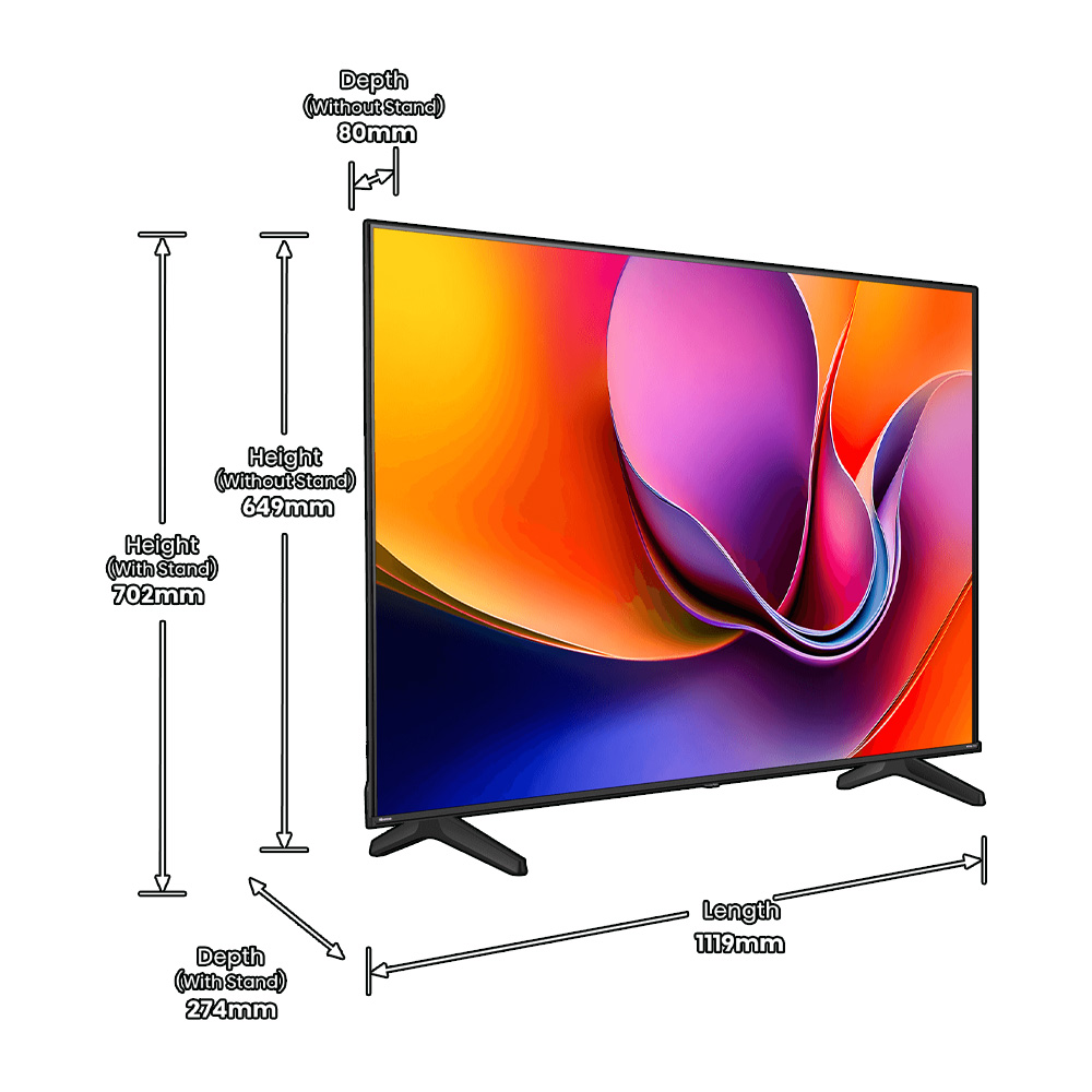 Телевизор Hisense 50A6Q / 50" / Direct LED / 4K UHD photo 6
