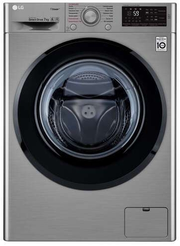 Стиральная машина LG F2M5HS6S 7 кг / 1200 об/мин / A / Нержавеющая сталь photo 1 Стиральная машина LG F2M5HS6S 7 кг / 1200 об/мин / A / Нержавеющая сталь photo 1