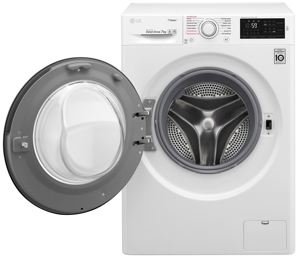 Стиральная машина LG F2M5HS6W 7 кг / 1200 об/мин / A / Белый photo 5