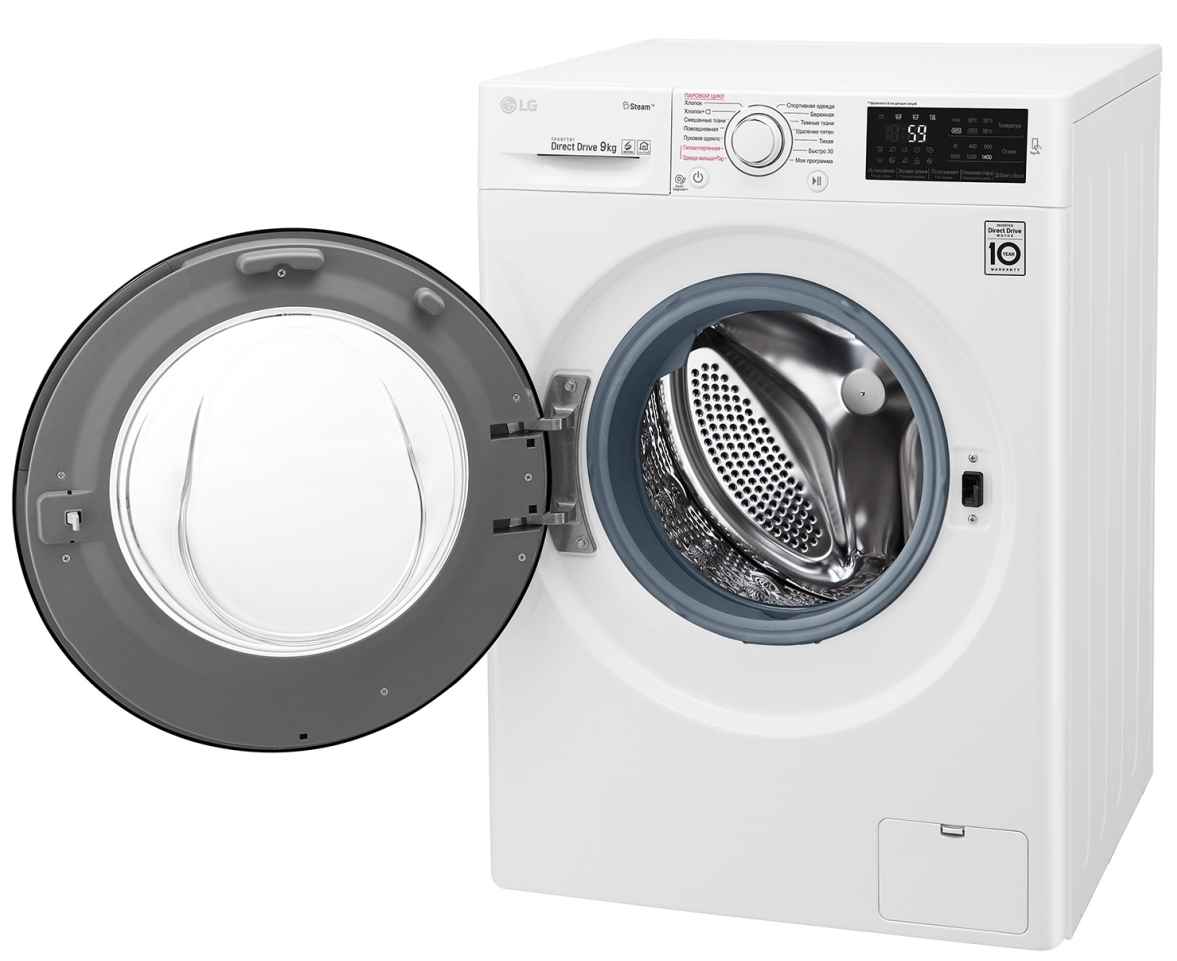 Стиральная машина LG F4M5VS6W 9 кг / 1400 об/мин / A / Белый photo 14