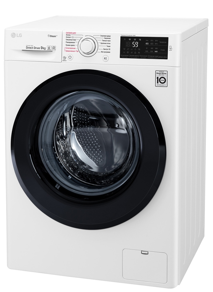 Стиральная машина LG F4M5VS6W 9 кг / 1400 об/мин / A / Белый photo 15