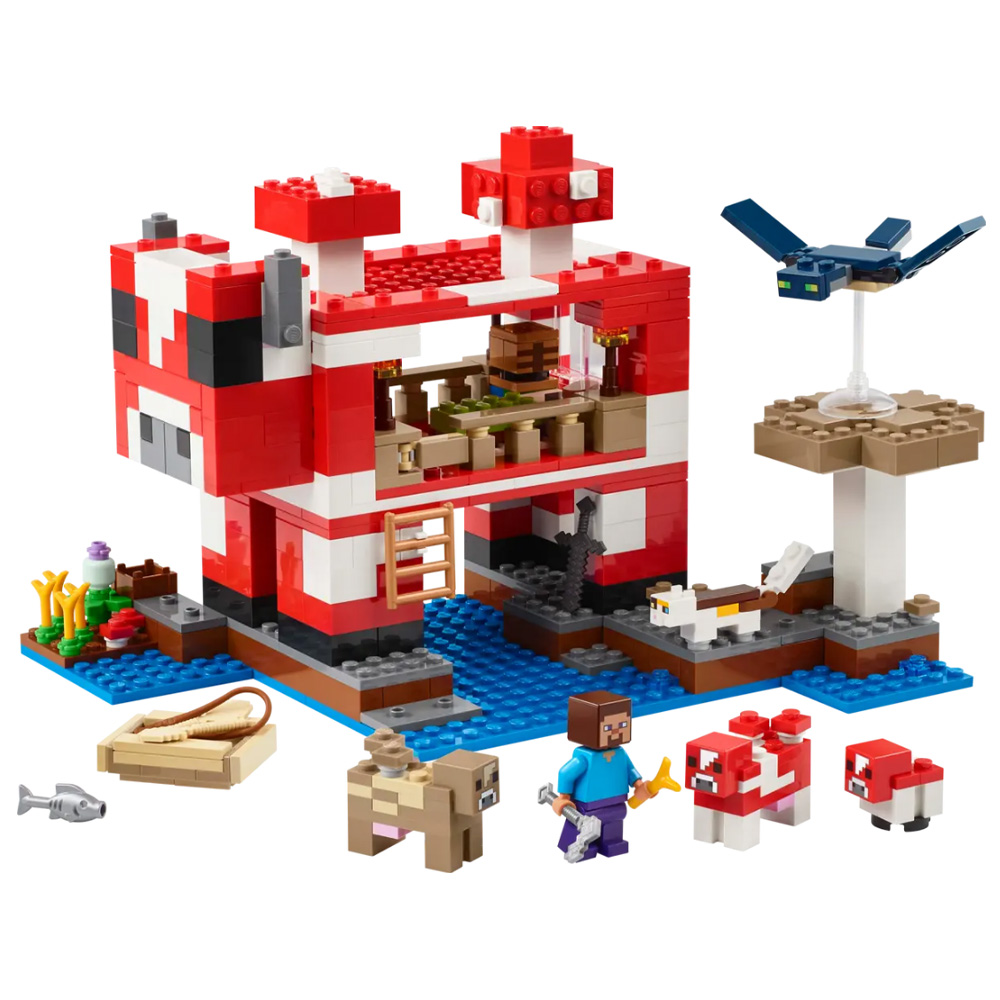 Constructor Lego Minecraft The Mooshroom House 21270 de la 8+ ani photo 2