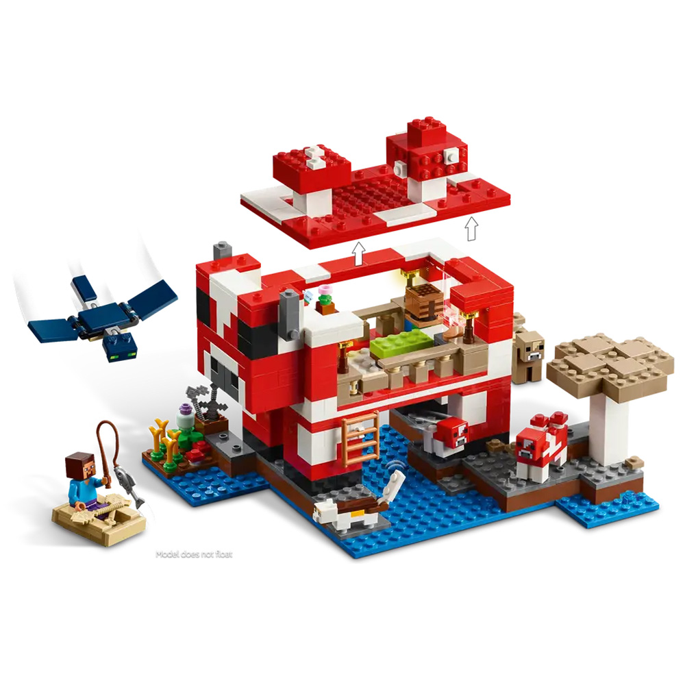Constructor Lego Minecraft The Mooshroom House 21270 de la 8+ ani photo 3