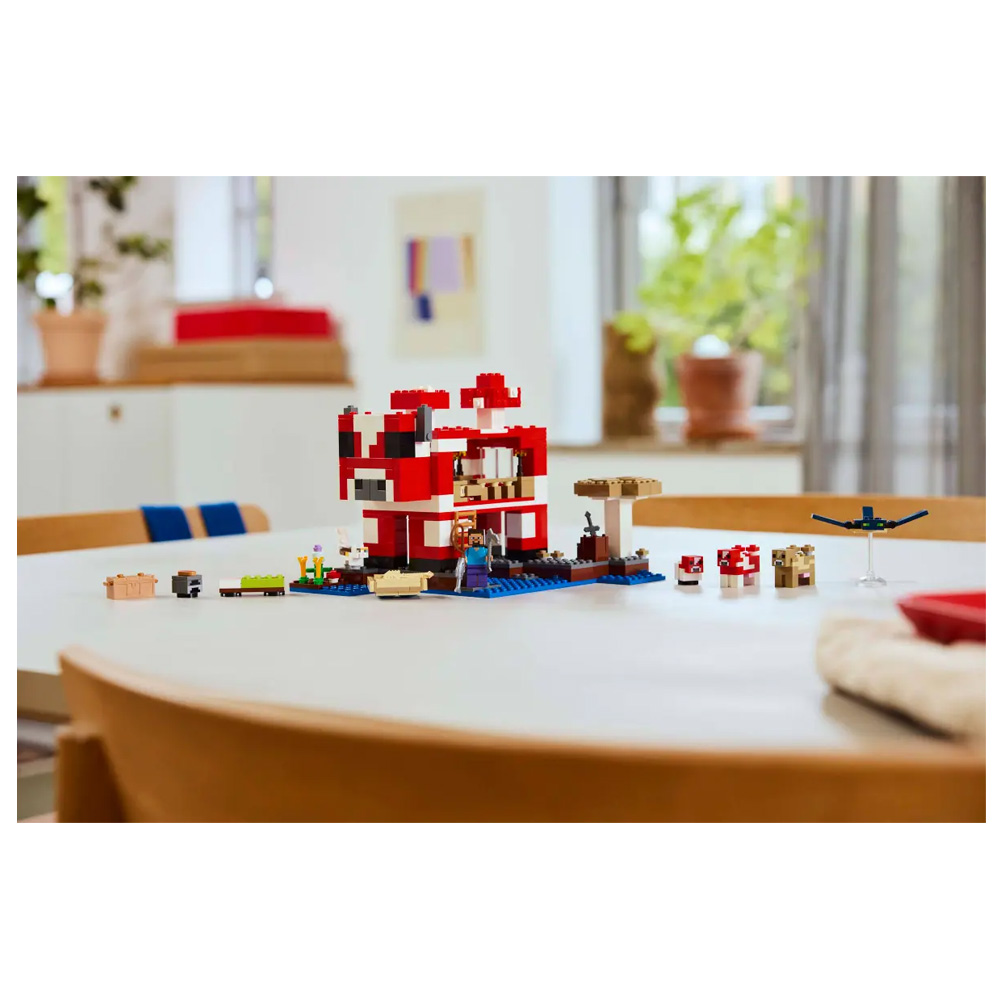 Constructor Lego Minecraft The Mooshroom House 21270 de la 8+ ani photo 5