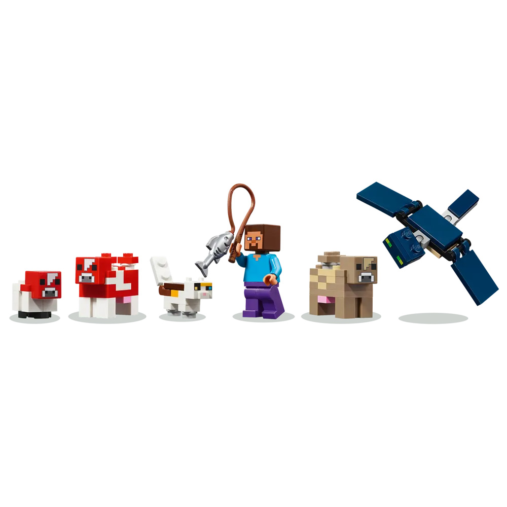 Constructor Lego Minecraft The Mooshroom House 21270 de la 8+ ani photo 8