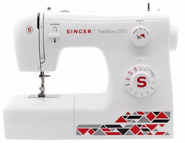 Masina de cusut Singer 2370, 10 programe, Alb