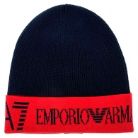  EA7 EMPORIO ARMANI MAGLIERIA BEANIE HAT thumbnav 1