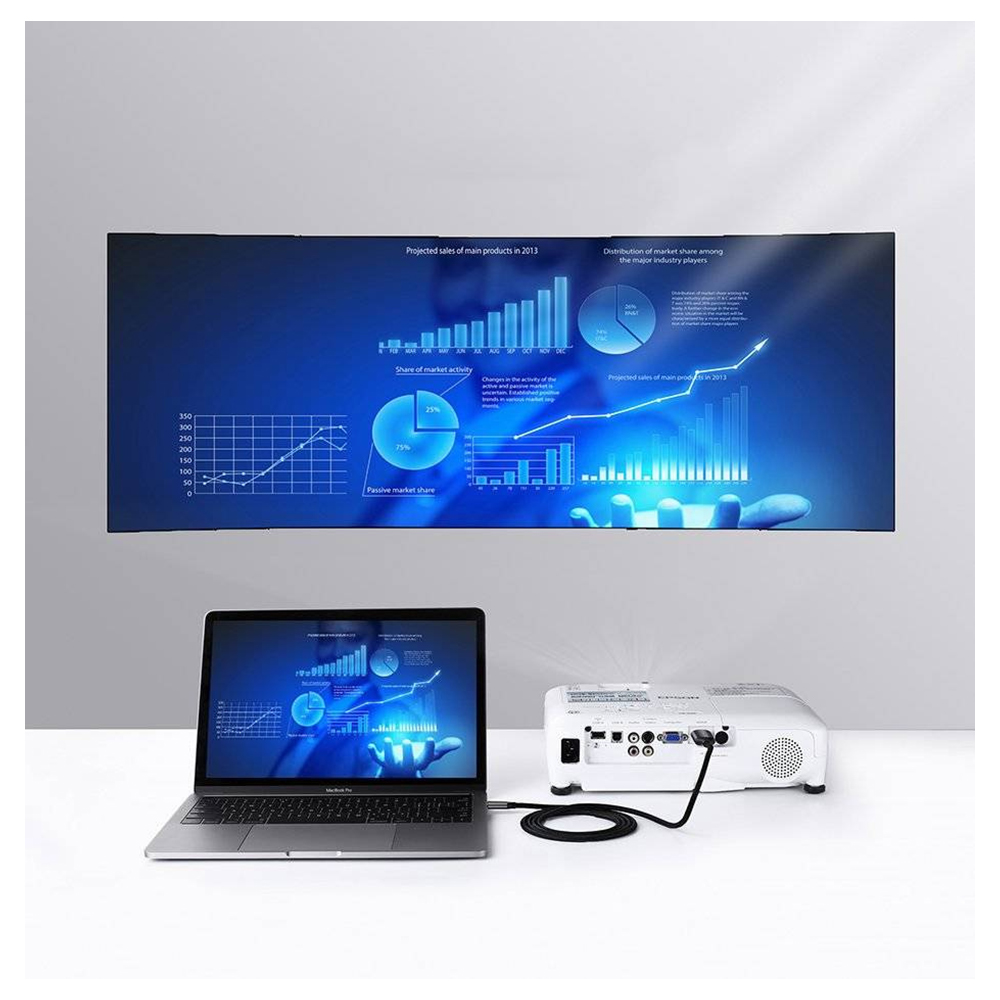 Cablu USB Type-C - HDMI UGREEN 50570 photo 4