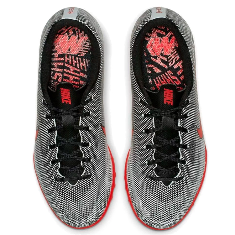 Бутсы Nike JR VAPOR 12 ACADEMY GS NJR TF / Мужской / 32 / Белый/Черный/Красный photo 2