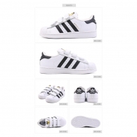 Incaltaminte Sport Adidas SUPERSTAR CF C thumbnav 2