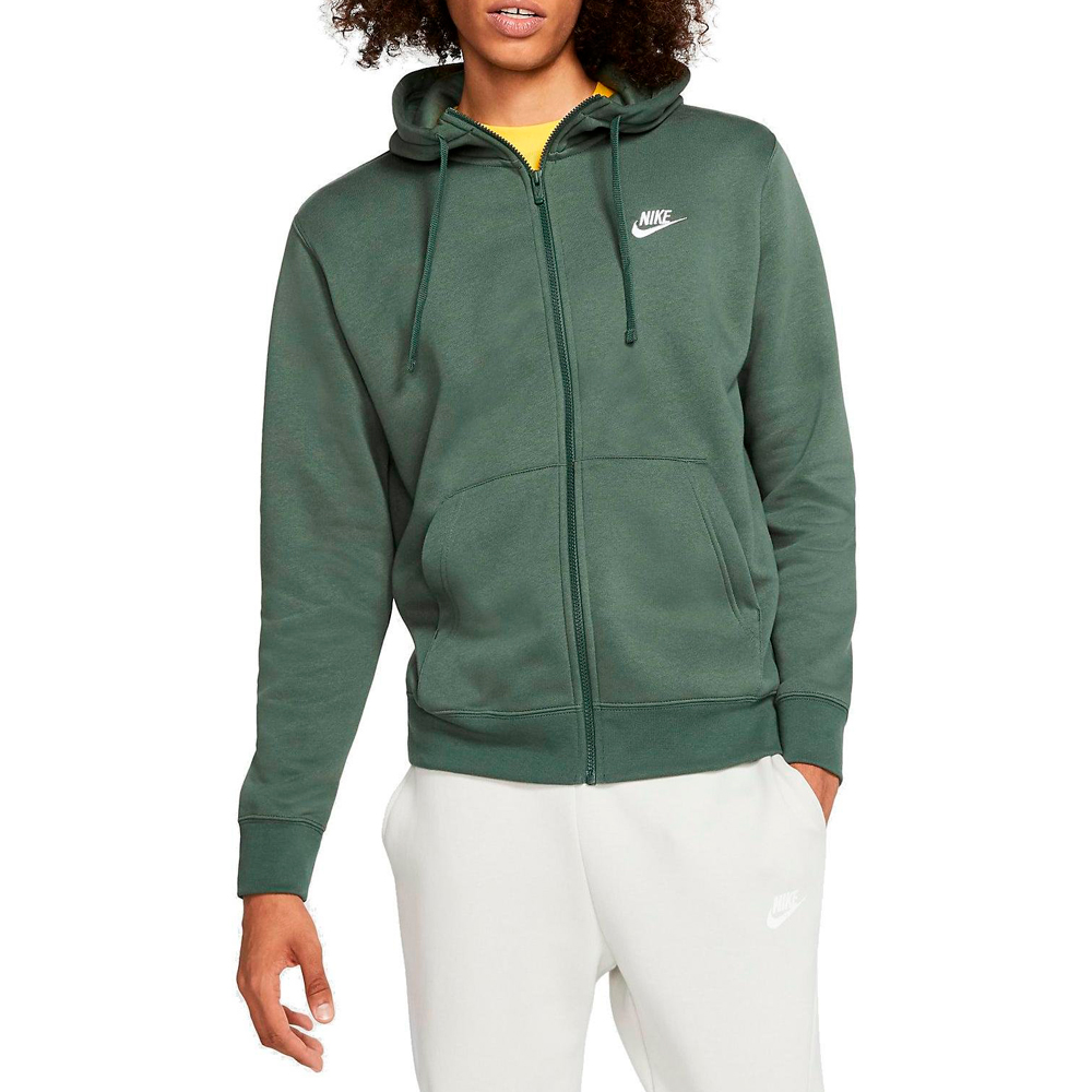Мужская Толстовка Nike CLUB HOODIE FZ BB L Зелёный photo 4