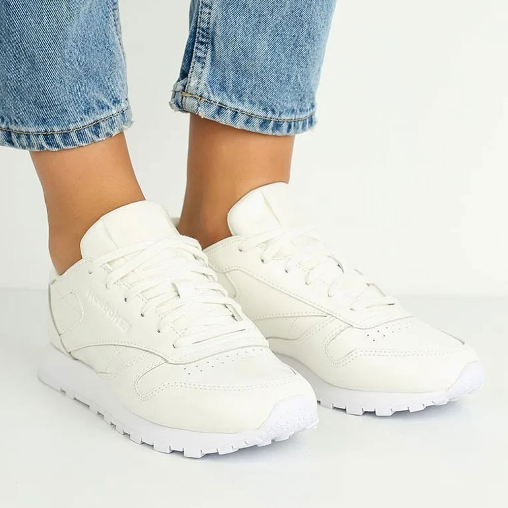 Кроссовки Reebok Cl Lthr Patent  / Женский / 37 / Белый photo 3