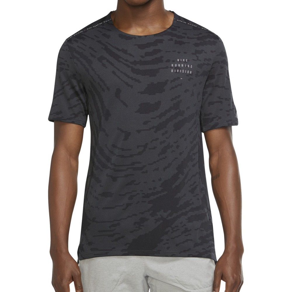 Футболка мужская Nike M NK DF RN DVN RISE 365 NOV SS S Серый photo 2