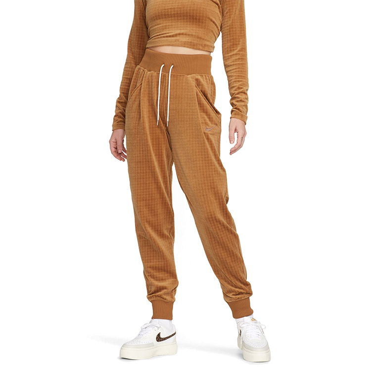 Брюки Nike W NSW VLR HR JOGGER A1 S Коричневый Женский photo 2