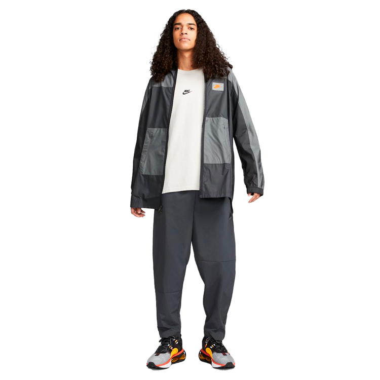 Hanorac pt bărbați Nike M NSW SPU WVN JKT L Gri photo 5