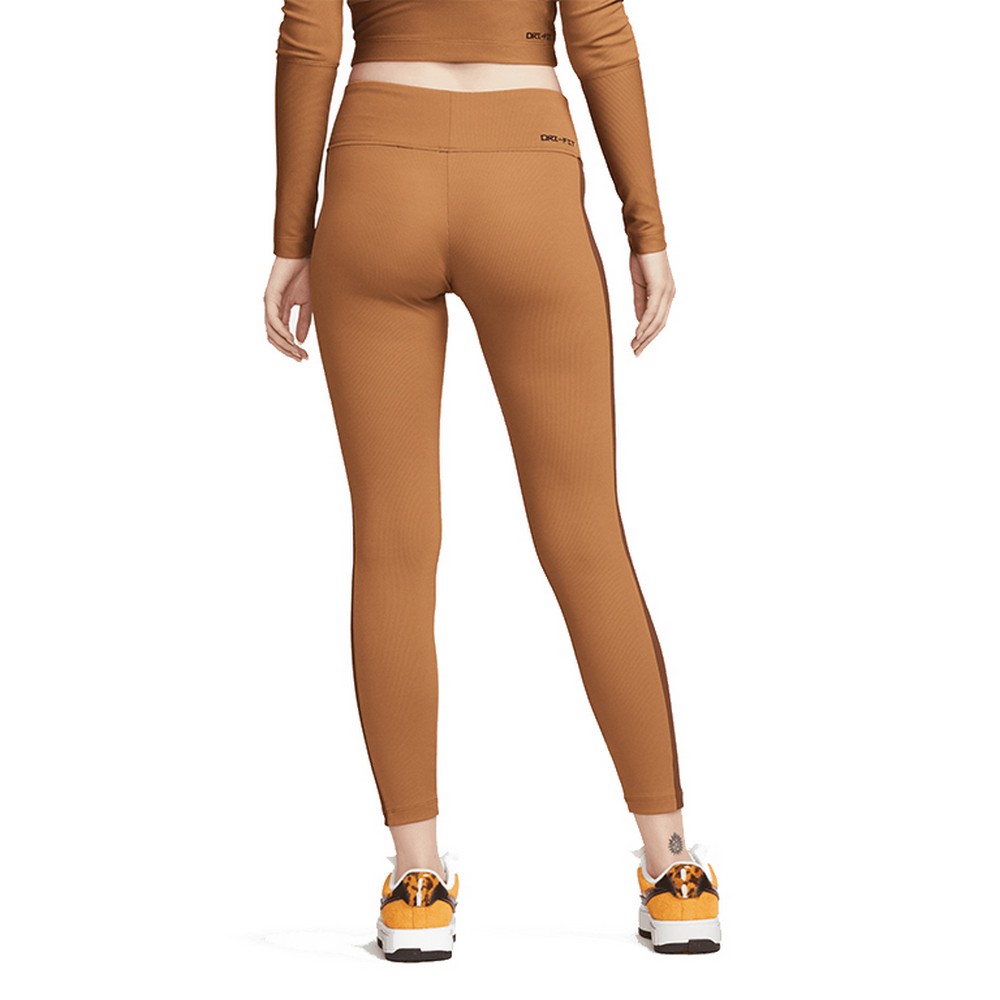 Легинсы Nike W NSW TIGHT RIB SU XS Коричневый Женский photo 3