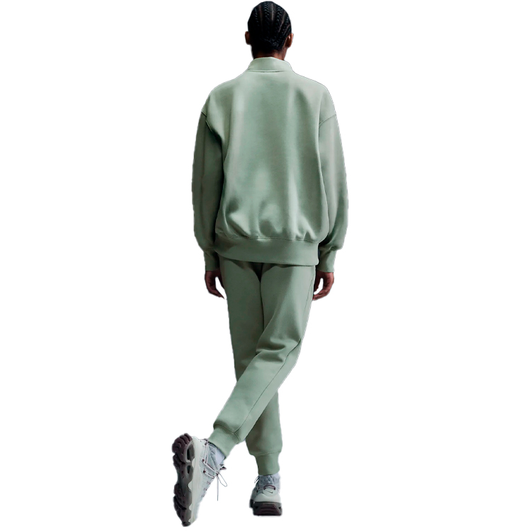Hanorac Nike W NSW PHNX FLC OS LOGO QZ M Verde Femei photo 3