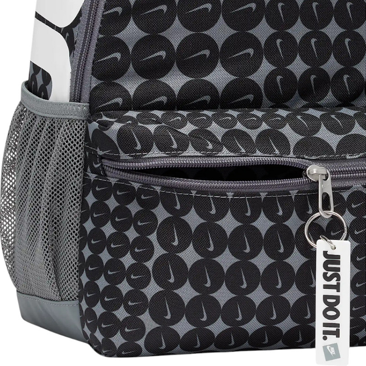 Rucsac Nike Y NK BRSLA JDI MNI BK-AOP HM5547-070 Gri-nergu photo 5