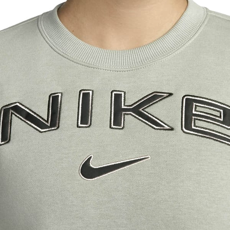 Hanorac Nike W NSW PHNX FLC STD LOGO CREW XS Verde Femei photo 2
