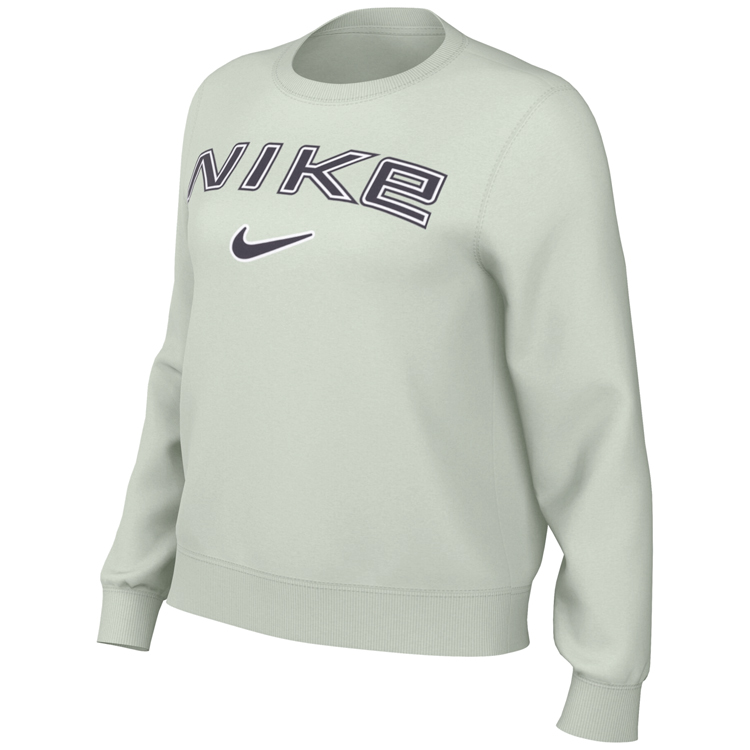 Hanorac Nike W NSW PHNX FLC STD LOGO CREW XS Verde Femei photo 6