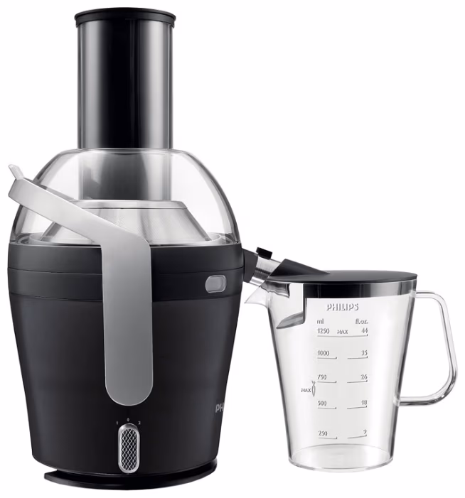 Соковыжималка центробежная Philips HR1870/70, 1.5 л, 900 Вт, 2 скоростей, Черный