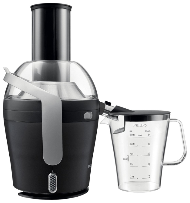 Соковыжималка центробежная Philips HR1870/70, 1.5 л, 900 Вт, 2 скоростей, Черный photo 1
