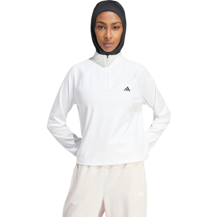 Толстовка Adidas TR-ES 1/4ZIP / Женский / XXS / Белый photo 1